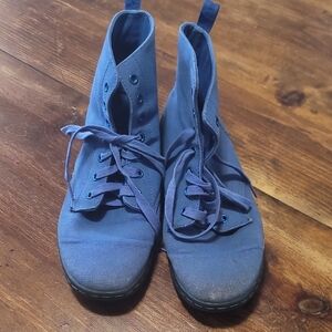 Dr. Martens Hackney Blue Fabric Lined Shoe